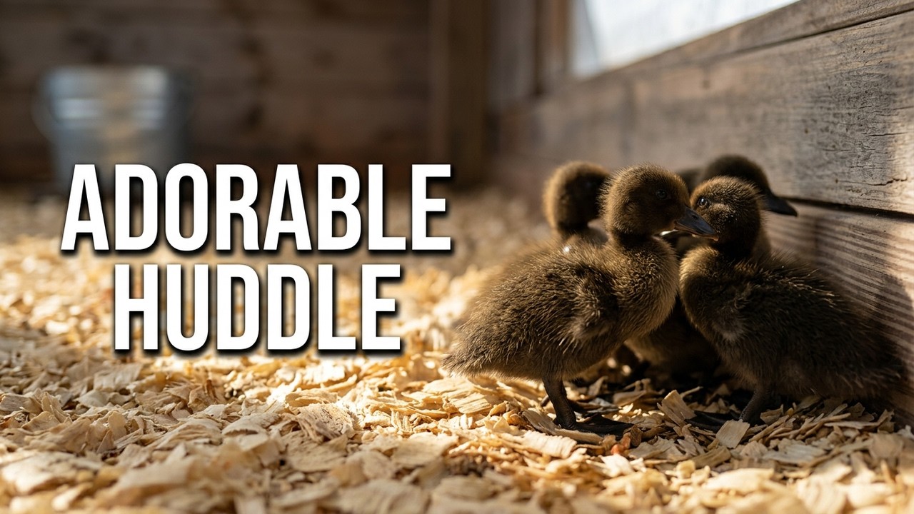 Baby Ducklings Exploring 🐥🦆 | Cute Farm Moments | Calm Animal Video
