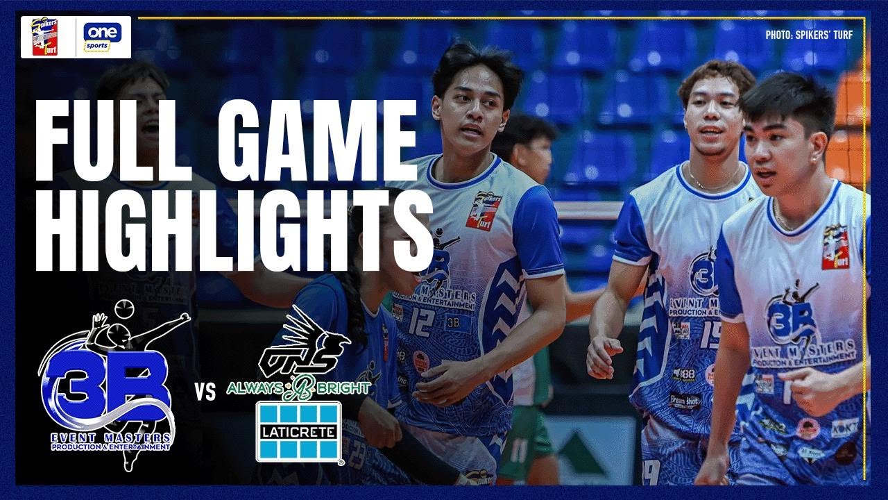 3B EVENTS vs. VNS | FULL GAME HIGHLIGHTS | 2026 SPIKERS&rsquo; TURF OPEN CONFERENCE | MAR 11, 2026