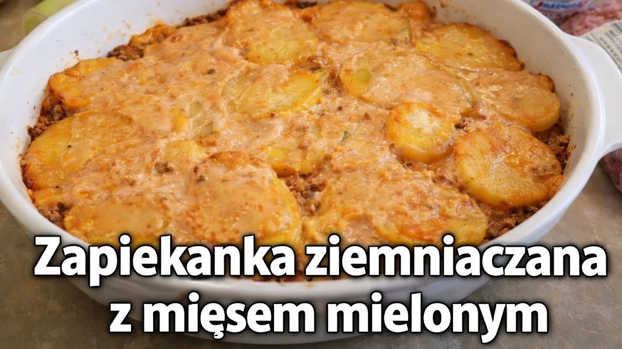 Zapiekanka ziemniaczana z mięsem mielonym prosty obiad z piekarnika dla całej rodziny | MajkelGotuje