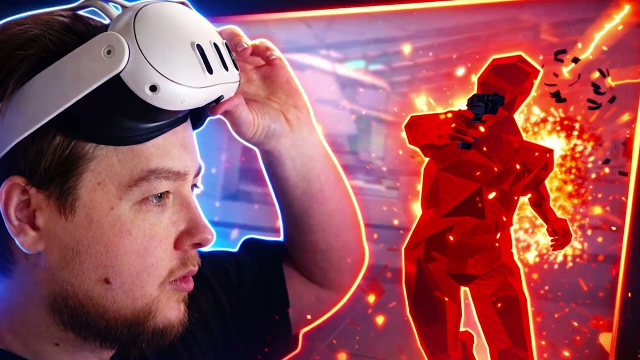JEENS ВПЕРВЫЕ ПРОБУЕТ VR (META QUEST 3) | Superhot