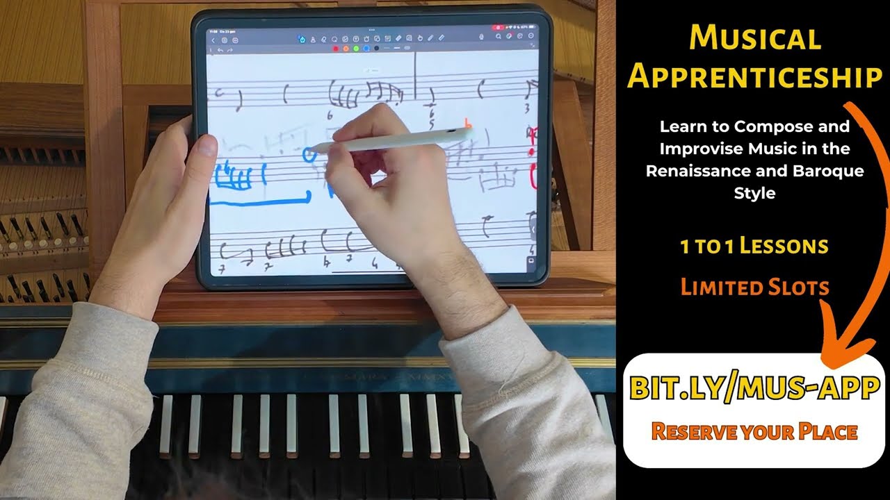 Meyer Partimento Exercsie! Learn to Compose Music in Baroque and Galant Style! #partimenti