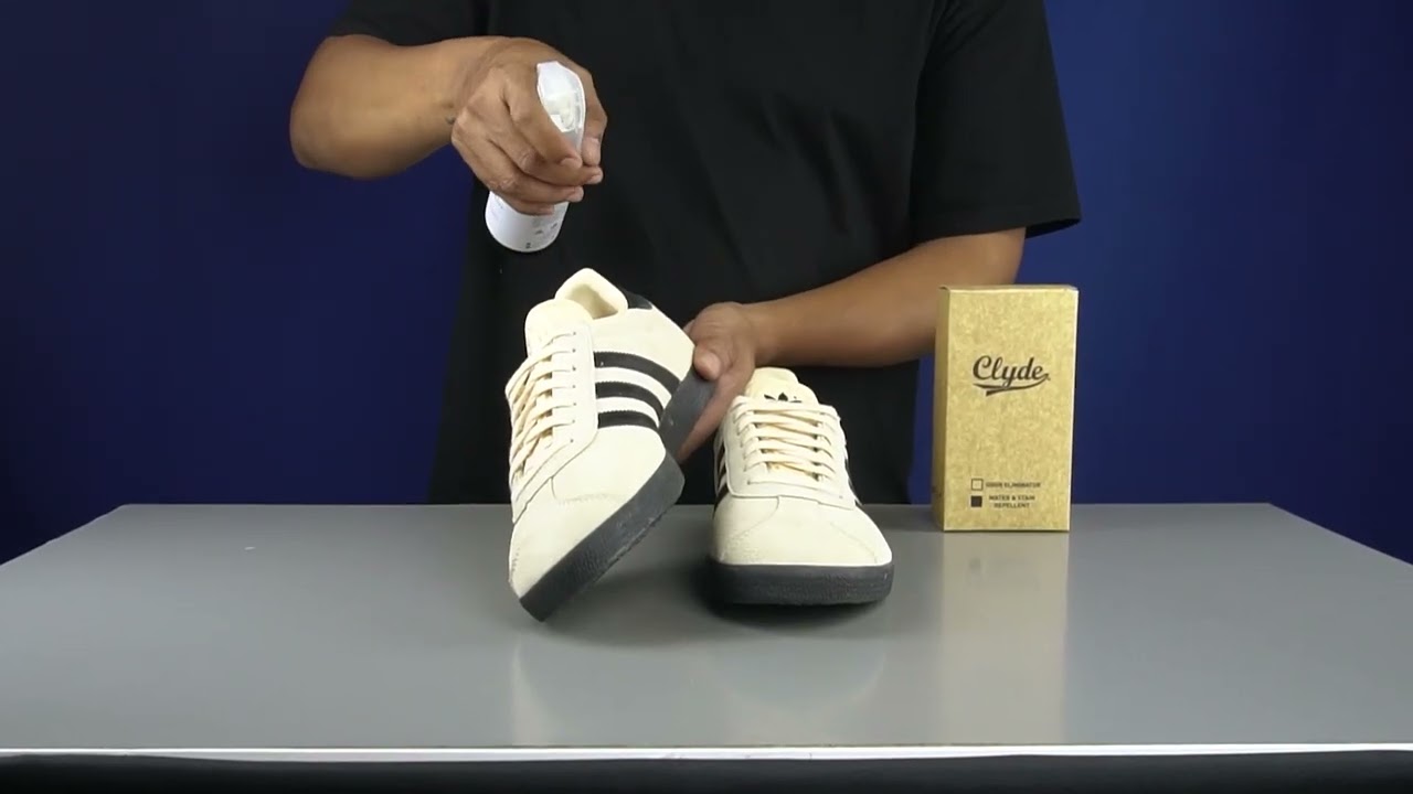 No rainouts! 🌧️🛡️ Shield your kicks with Clyde&rsquo;s stain & water protection. #TimeToClyde #LetsClyde