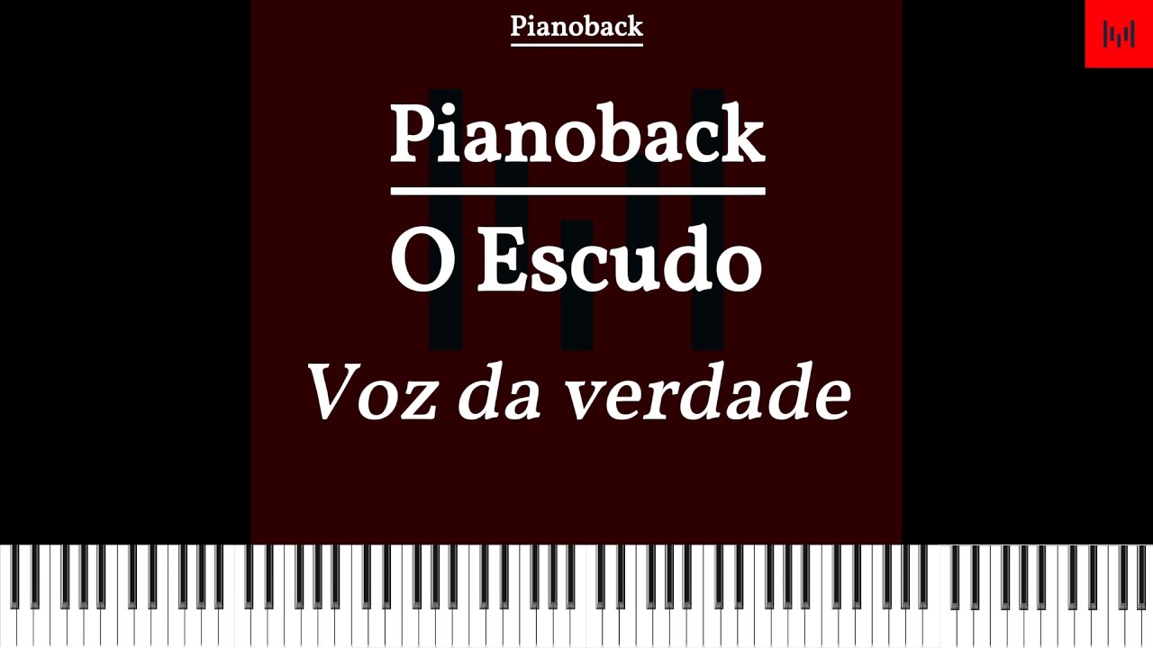 O Escudo - Voz da Verdade PLAYBACK PIANO Tom D LEGENDADO #playback #playbackgospel