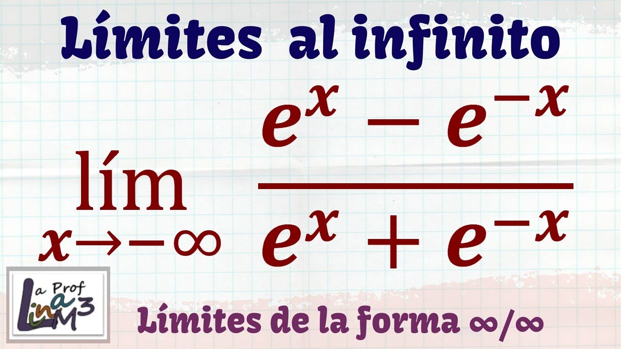 Límite indeterminado de una función exponencial | La Prof Lina M3