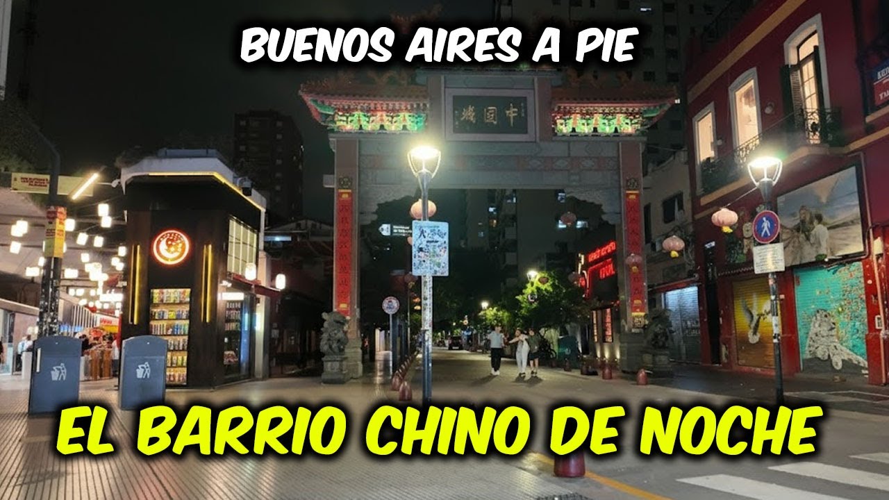 🇦🇷 Caminata nocturna por el BARRIO CHINO de Buenos Aires