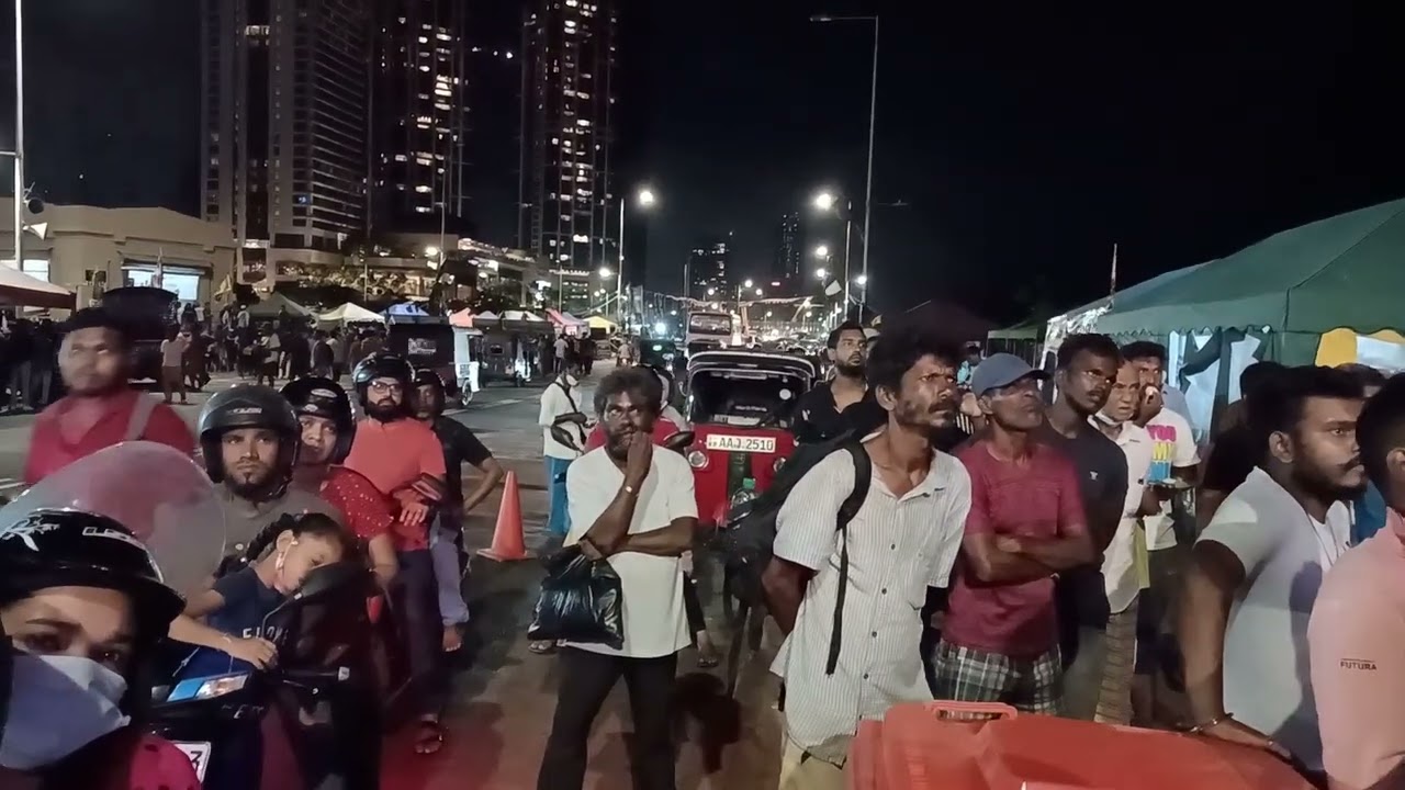 HON SANAKIYAN RASMANIKKAM MP PEOPLE VOICE IN GOTAGOGAMA IN GALLE FACE