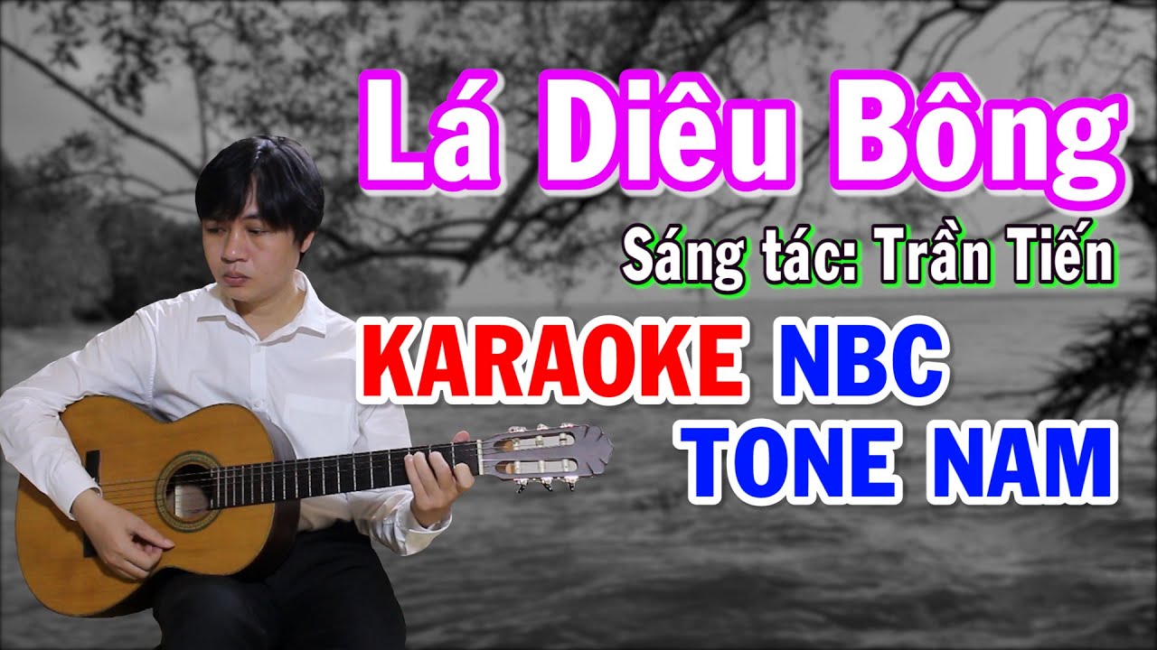 Lá Diêu Bông (Sao Em Nỡ Vội Lấy Chồng) Karaoke Guitar Tone Nam