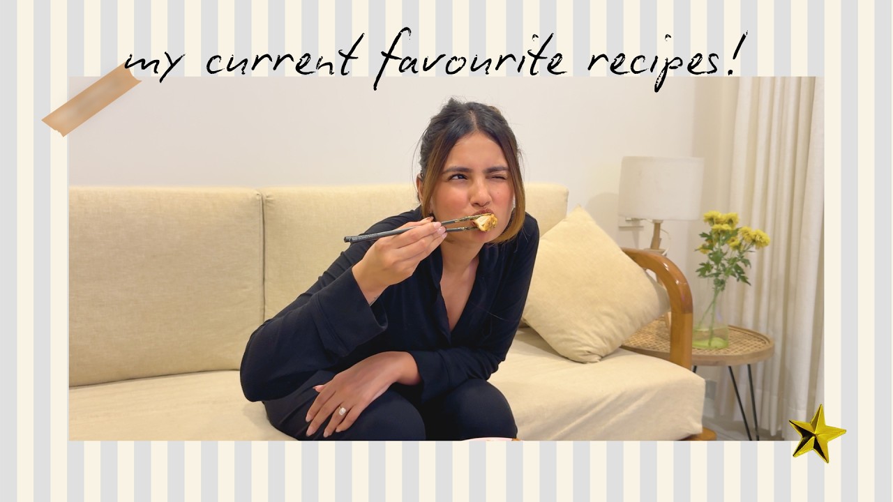 my current fav recipes🧑🏽‍🍳 - peanut chilli ramen, bhindi & creamy garlic pasta!