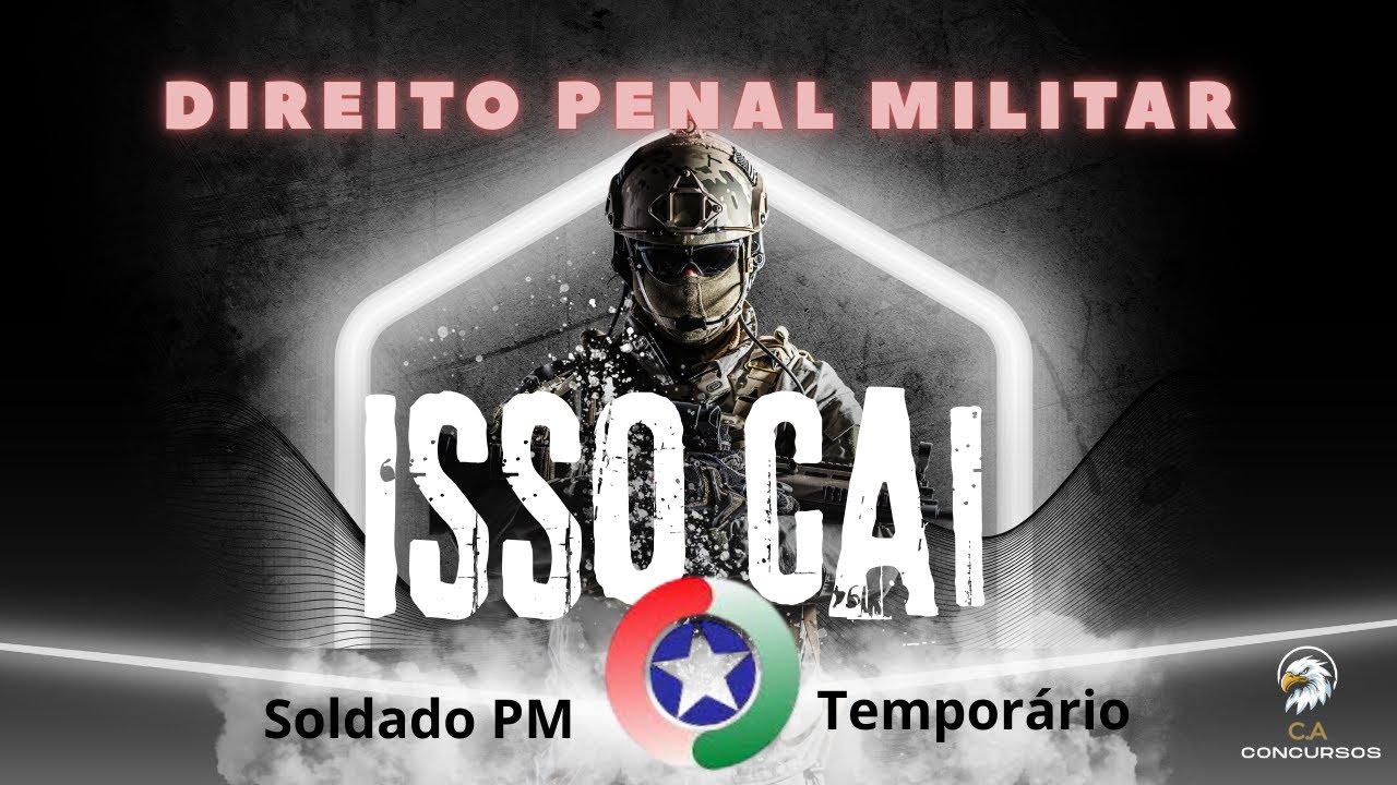 PMSC Soldado Temporário | Penal Militar | Concussão e Corrupção Aula 6 CA Concursos | Gustavo Gomes