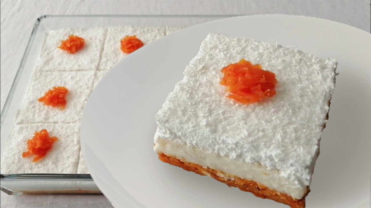 طول عمرنا بنعمل الجزر سلطة او خضار هنعمله صنف حلو ❗ من ألذ الحلويات اللى ممكن تعمليها بالجزر 💯👌