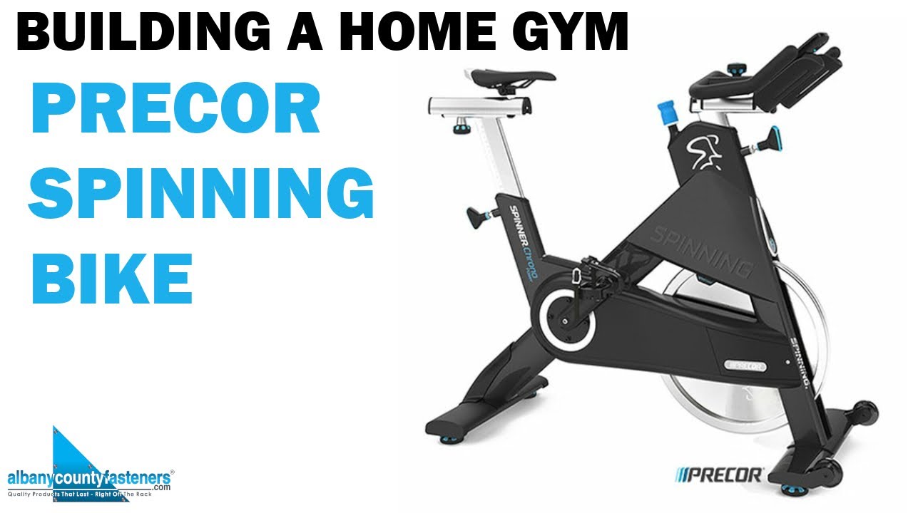 How To Build a Home Gym - Precor Spinning Bike | DIY With Bob