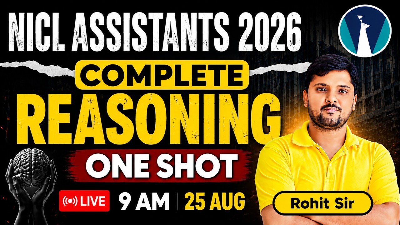 NICL Assistant 2026 🔥 | Complete Reasoning One Shot | Full Reasoning Revision | Most Important Ques