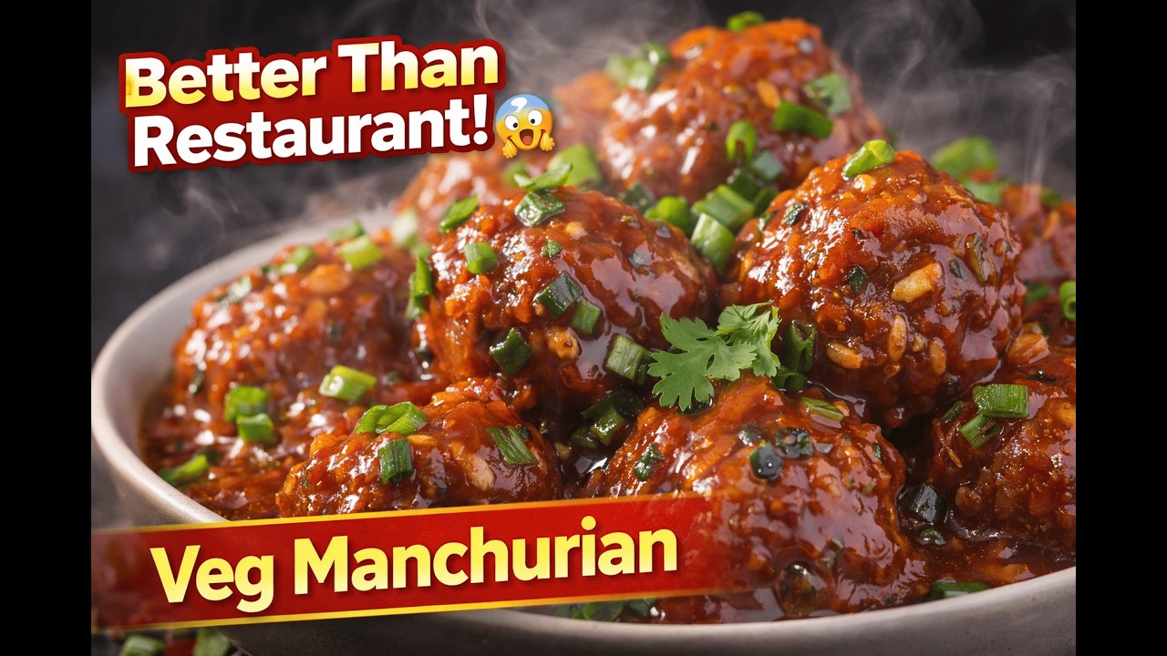 Veg Manchurian Recipe | Restaurant Style Veg Manchurian Gravy | The Jyoti Kitchen