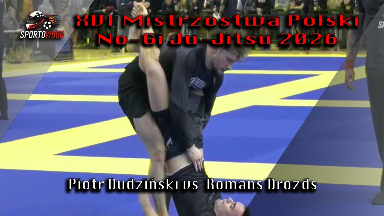 XVI Mistrzostwa Polski No-Gi Ju-Jitsu 2026 - Piotr Dudziński vs Romans Drozda
