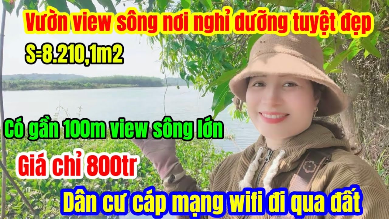 606🌹Vườn view sông cáp mạng wifi kéo  ngang, nơi nghỉ dưỡng tuyệt đẹp giá cực hấp dẫn 