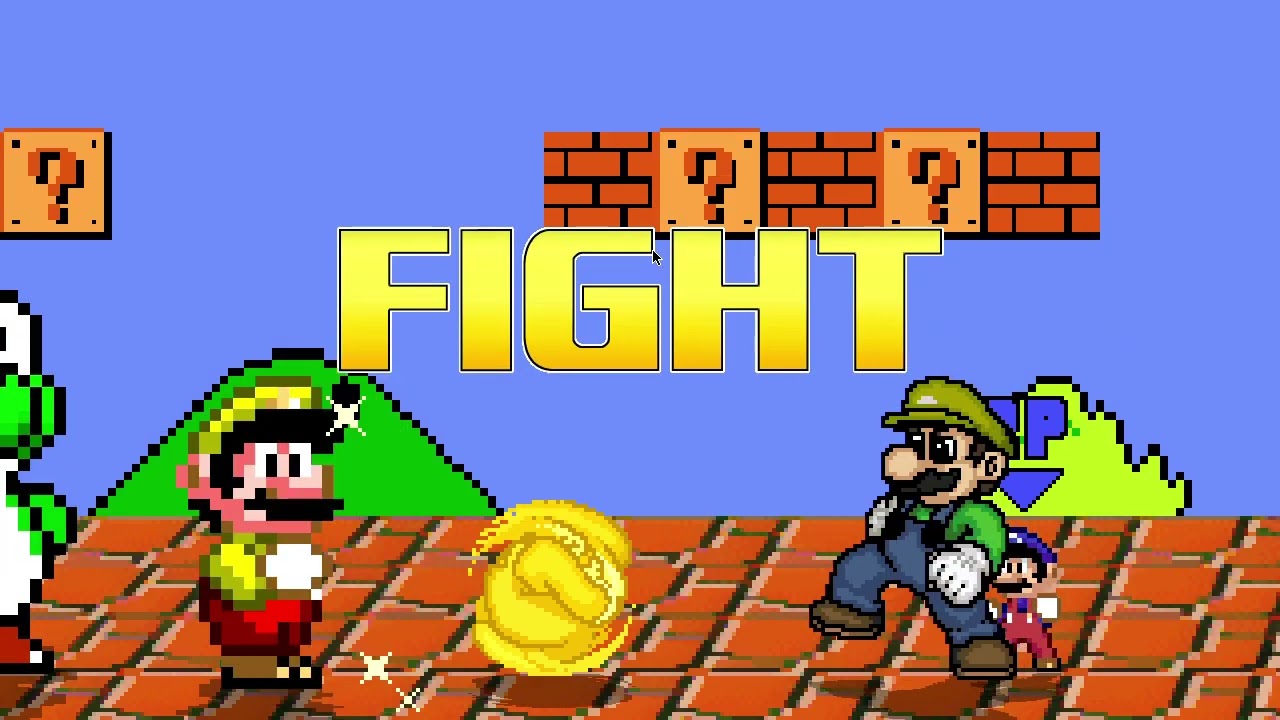 MUGEN Survival #329: Gold Mario(Eu) e Super Mario Maker