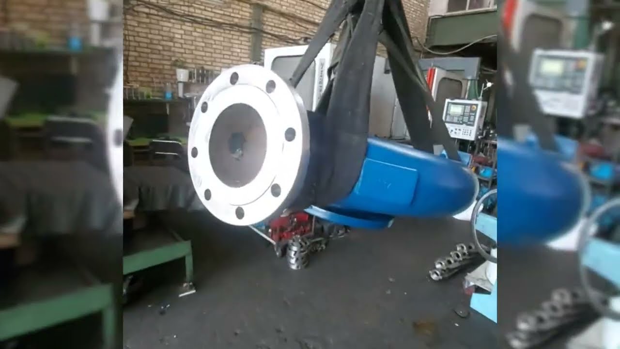 Machining and repair of 316 steel pump head with horizontal cnc milling#cnc #cncmachining