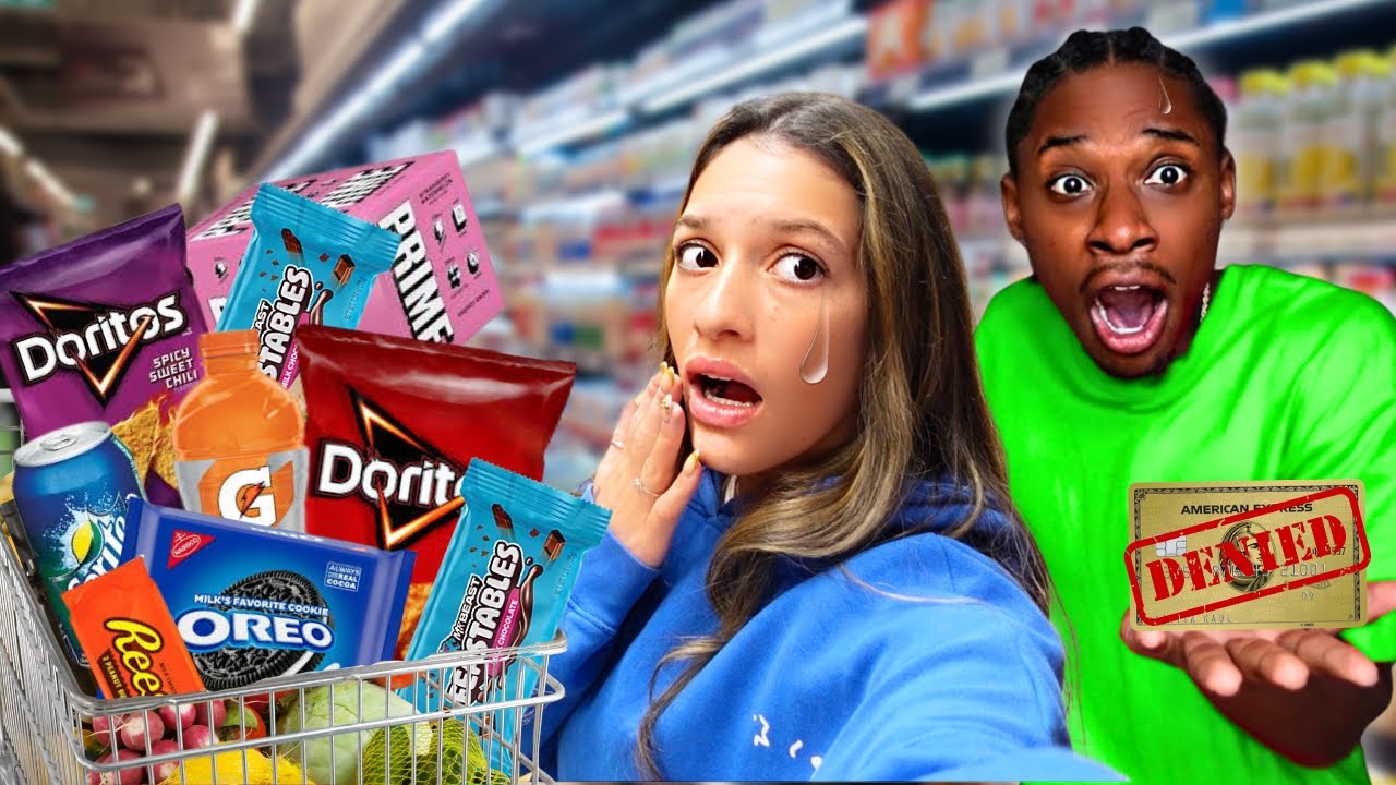 HOW WE WENT BROKE GROCERY SHOPPING FOR FOOD **BAD IDEA**