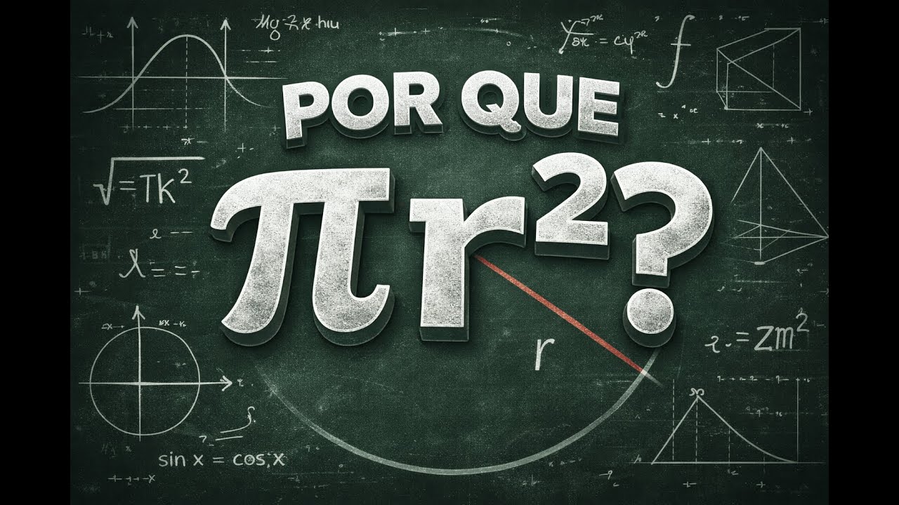 NUNCA TE EXPLICARAM A ÁREA DA CIRCUNFERÊNCIA DESSE JEITO