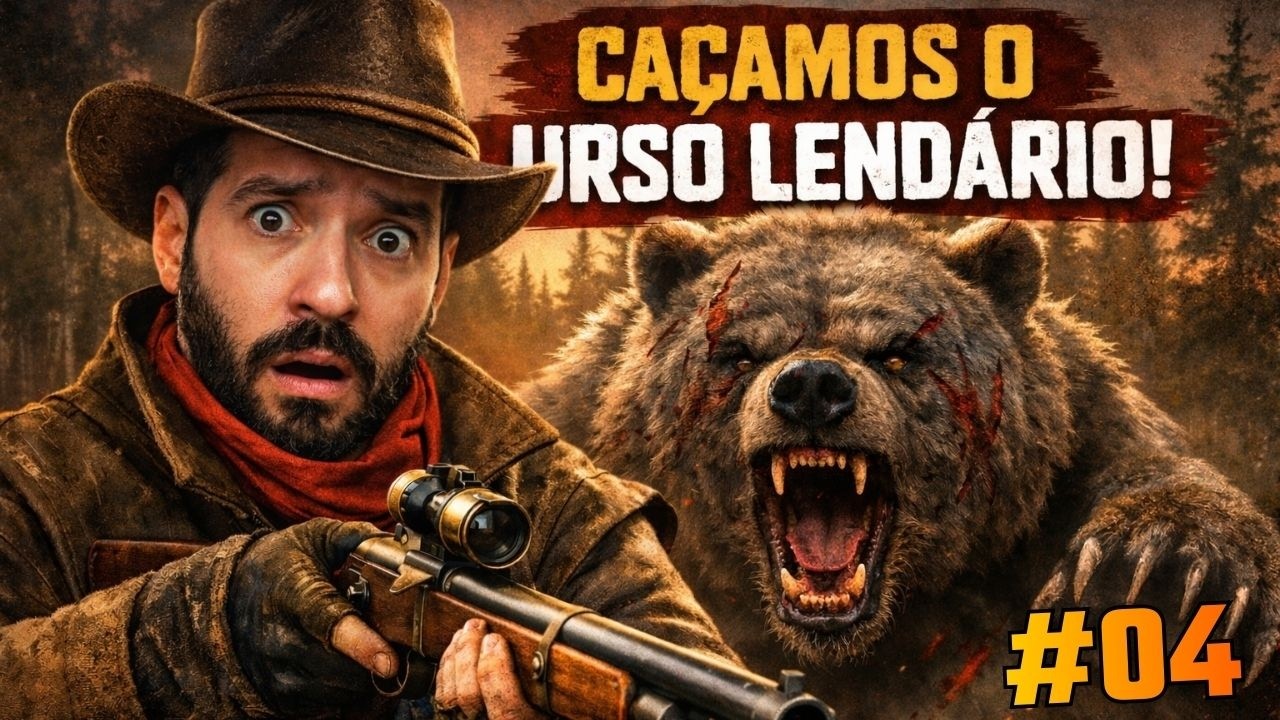 CAÇAMOS o URSO LENDÁRIO com o HOSEA | Red Dead Redemption 2 jogando pela PRIMEIRA VEZ #ep4