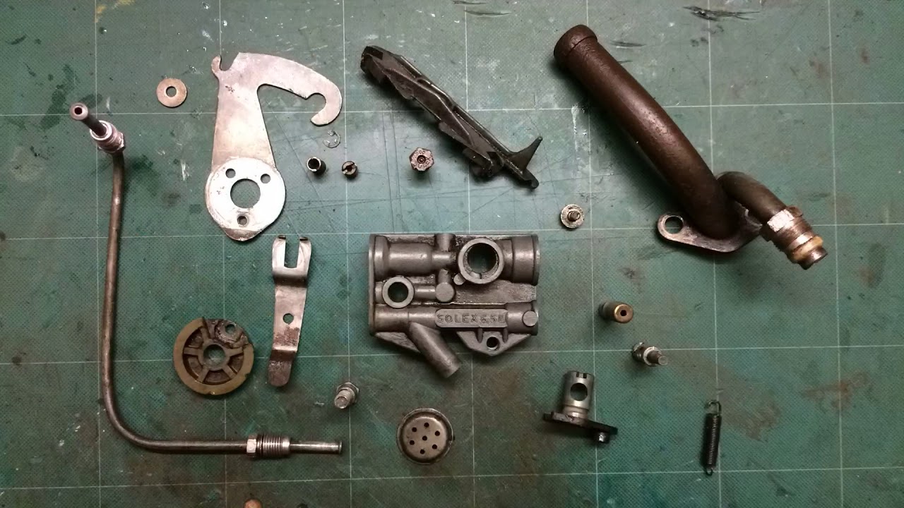 Restoration velo solex 3800 carburetor