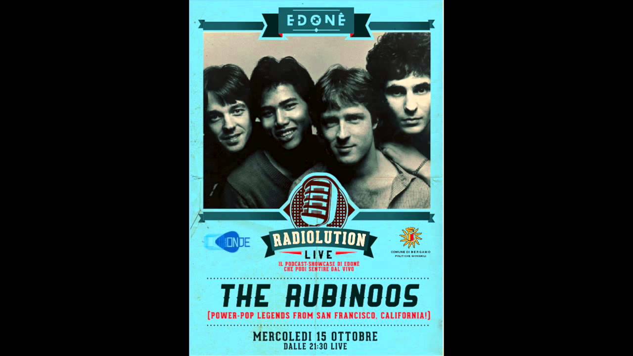 THE RUBINOOS (U.S.A.) live a Bergamo! ** RADIOLUTION LIVE s02e01 at Edonè