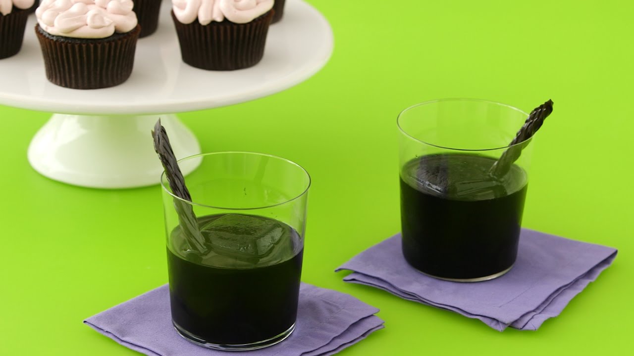 Black Lagoon Cocktail - Martha Stewart