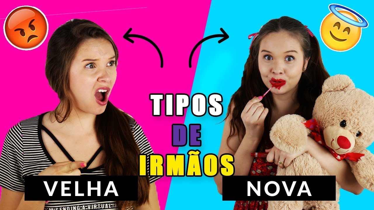 12 TIPOS DE IRM&Atilde;OS 👭💞 QUAL &Eacute; O SEU? Daiane Portela