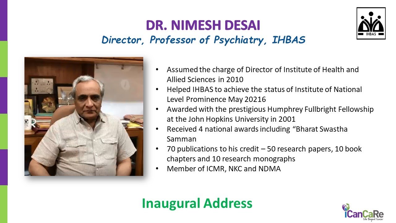Appeal by Dr Nimesh Desai for Consensus meet for effective Tobacco Cessation