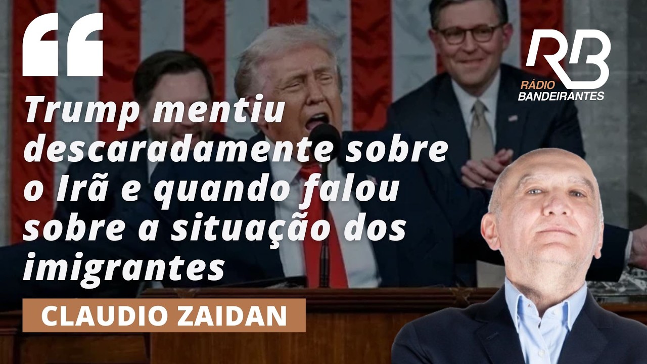 Zaidan sobre discurso de Trump: 