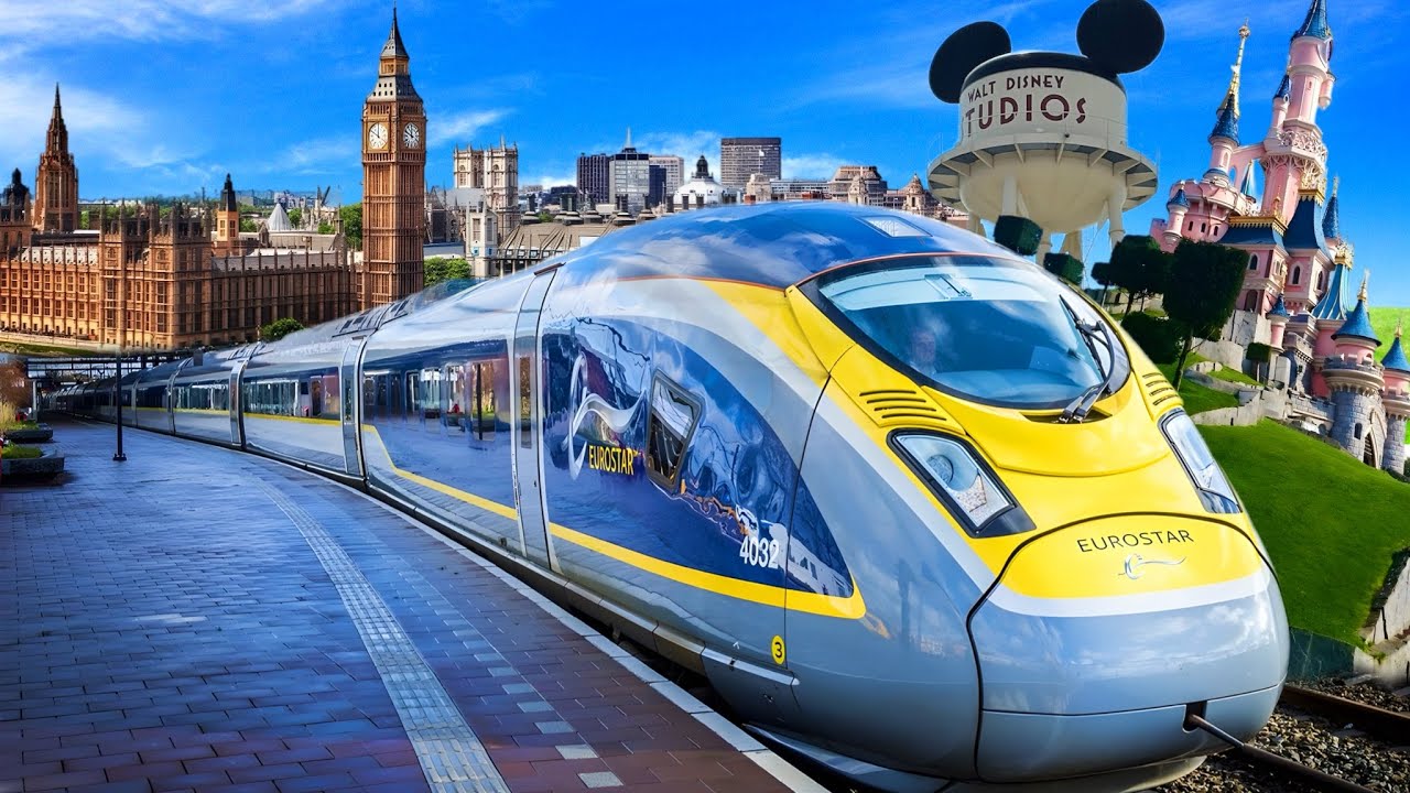 Traveling From London To Disneyland Paris On The Eurostar Train