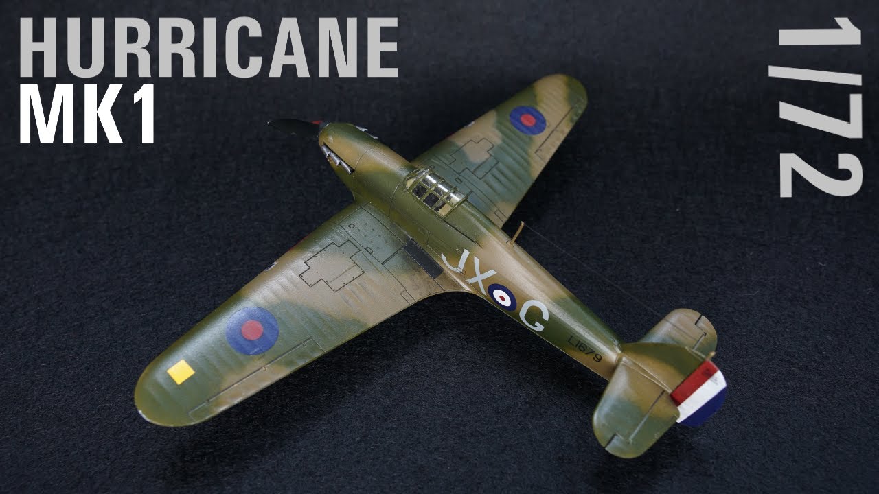 Hawker Hurricane Mk.1 | Airfix 1/72 — Полная сборка!