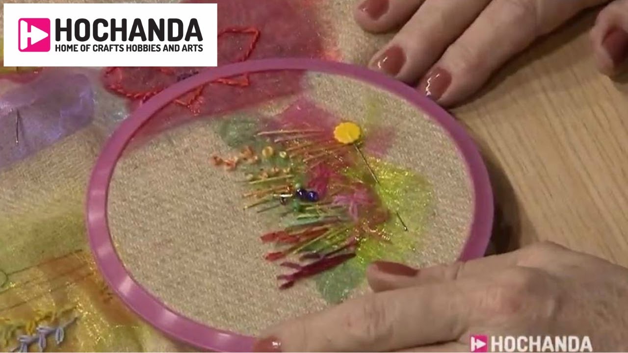 Rowandean Embroidery Tutorials with Katrina Live at Hochanda - The UK's Leading Craft Channel