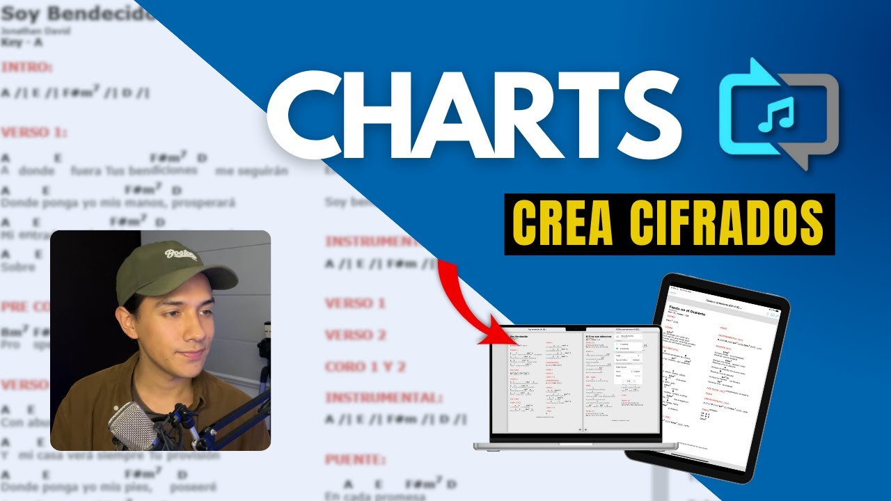 Crea tus cifrados en esta App | Charts de Worship Tools