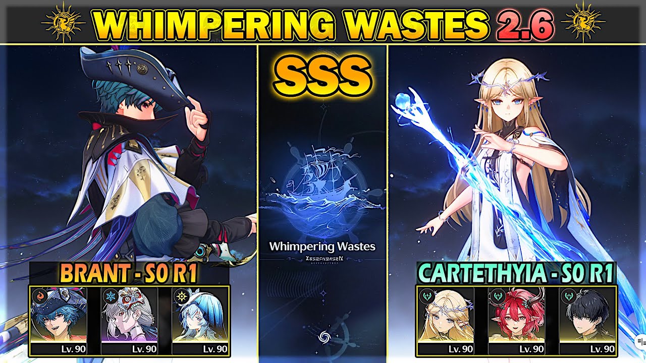 S0 R1 Brant & S0 R1 Cartethyia  - SSS Whimpering Wastes: Infinite Torrents 2.6/2.7 WuWa