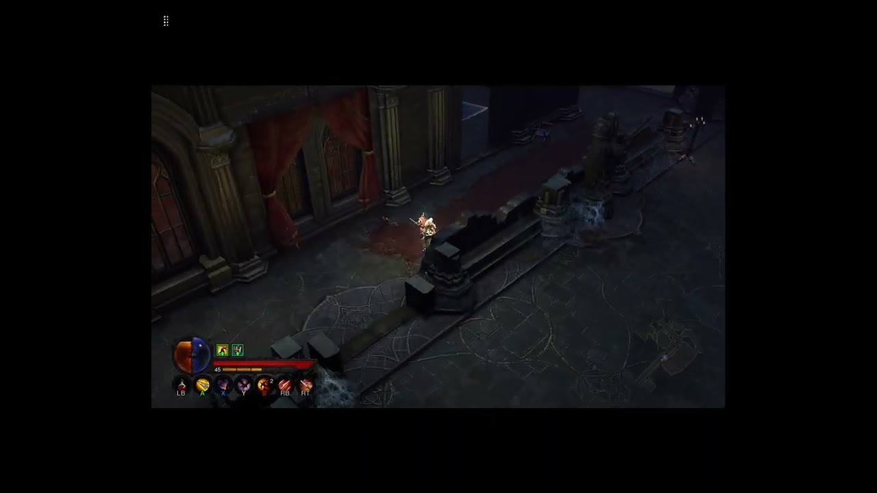 Diablo III Season 37 (Forbidden Archives) collecting Lachdanan's Stormshield in the Royal Quarters