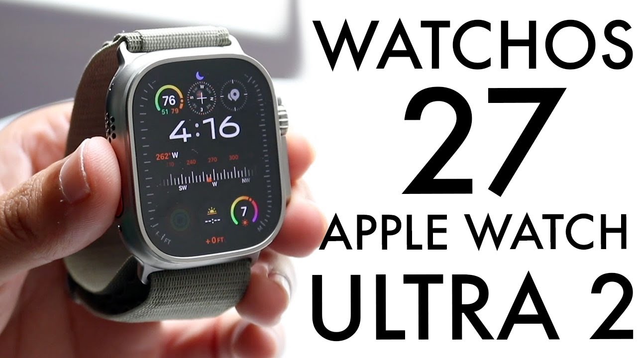 WatchOS 27 на Apple Watch Ultra 2! (Новые функции и время работы от аккумулятора)