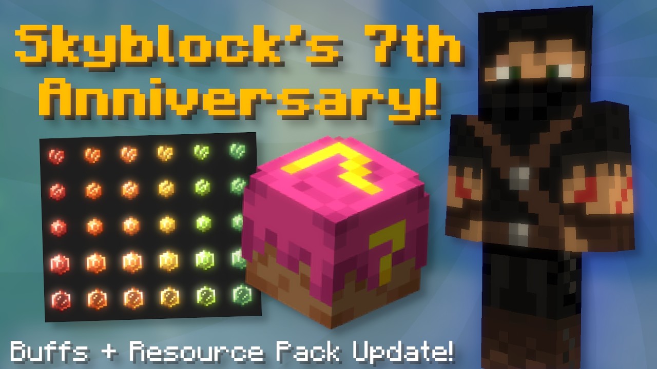 Skyblock 7th Anniversary Event & Resource Pack Update! (Hypixel Skyblock News)