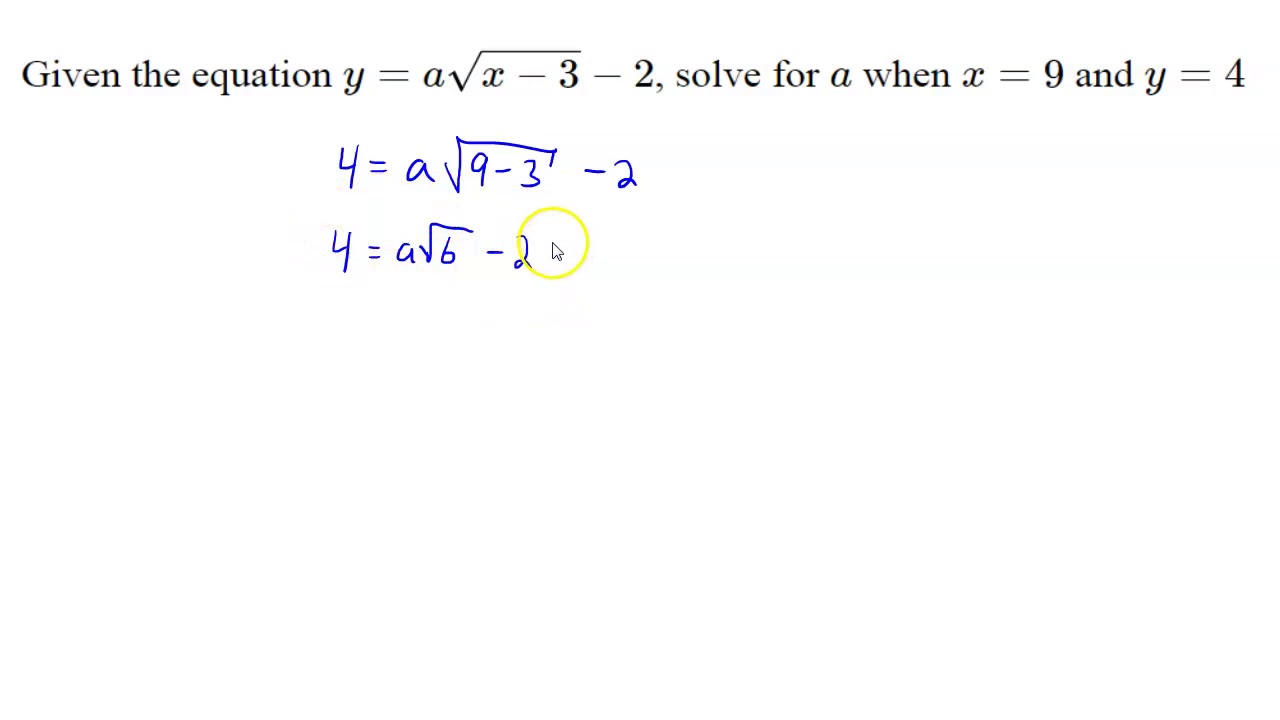 Solve for stretch factor
