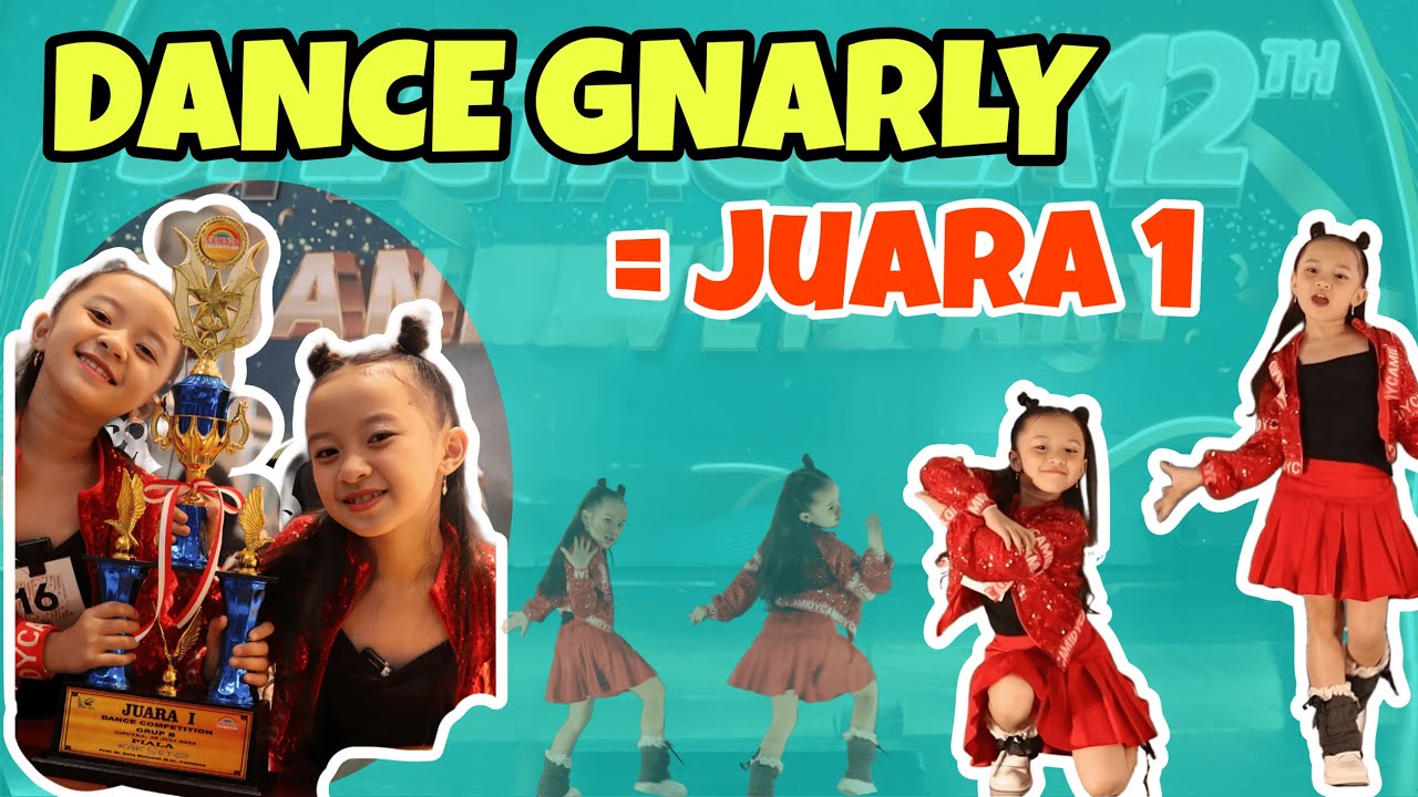 DANCE GNARLY - KATSEYE - KITA JUARA SATU YEEAAYY!!!! | DANCE KOMPETISI | KATEGORI SD | VLOG