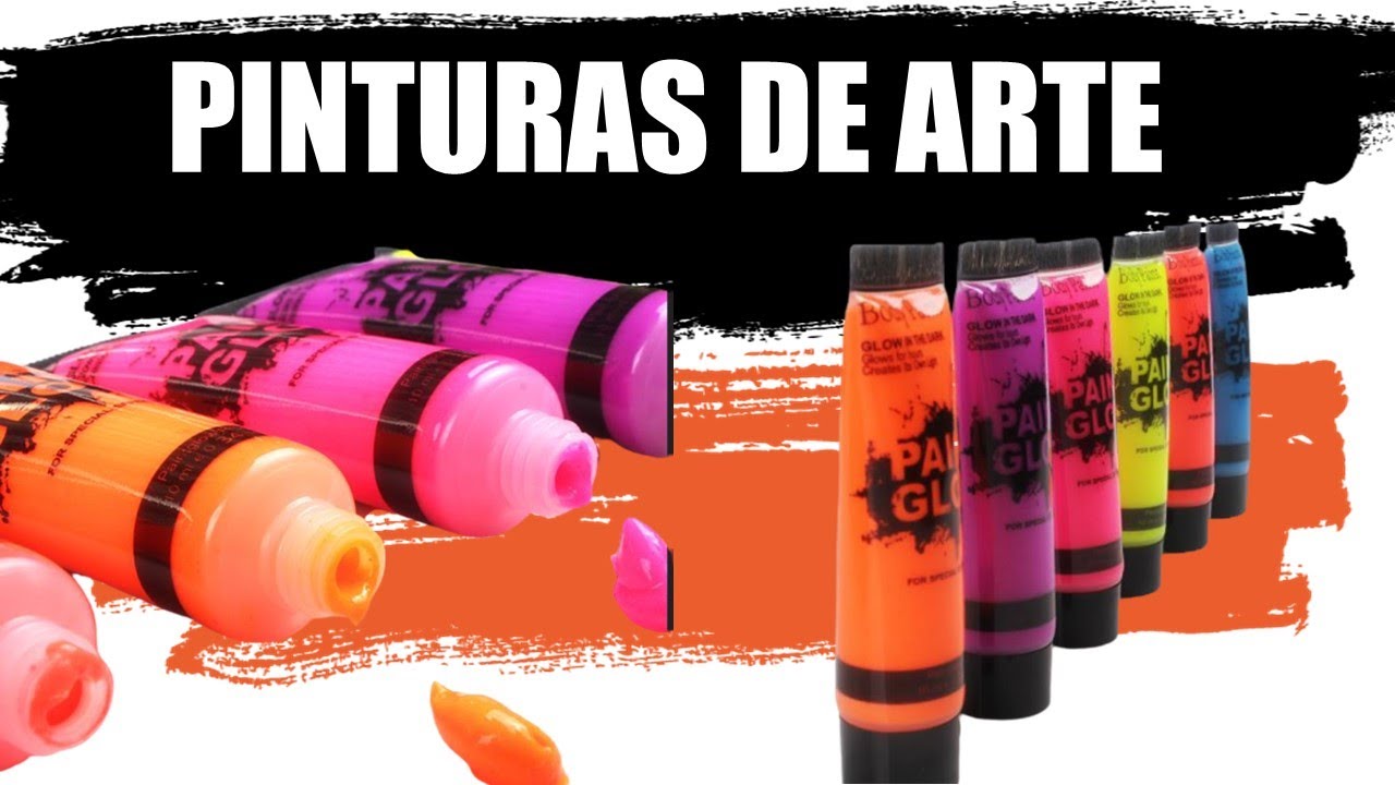 Pintura de Arte del cuerpo de la cara KIT  SOMBRA IMPERMEABLE PAINT GLOW