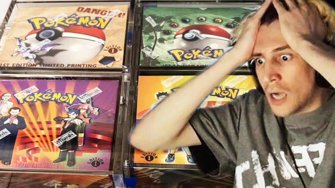 xQc Opens The RAREST Pokemon Booster Boxes (Part 1)