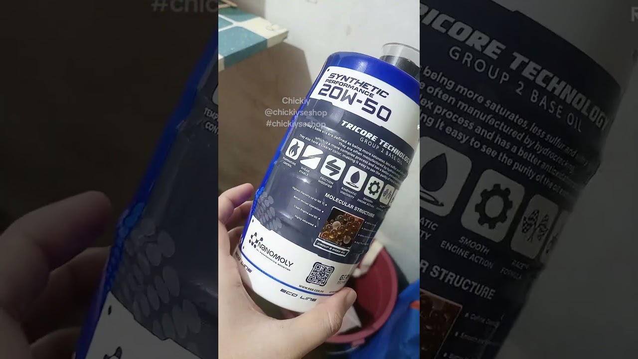 RS8 Eco Line Engine Oil #changeoil #chickiyseshop #engineoilchange #rs8 #20w50 #motorcycle