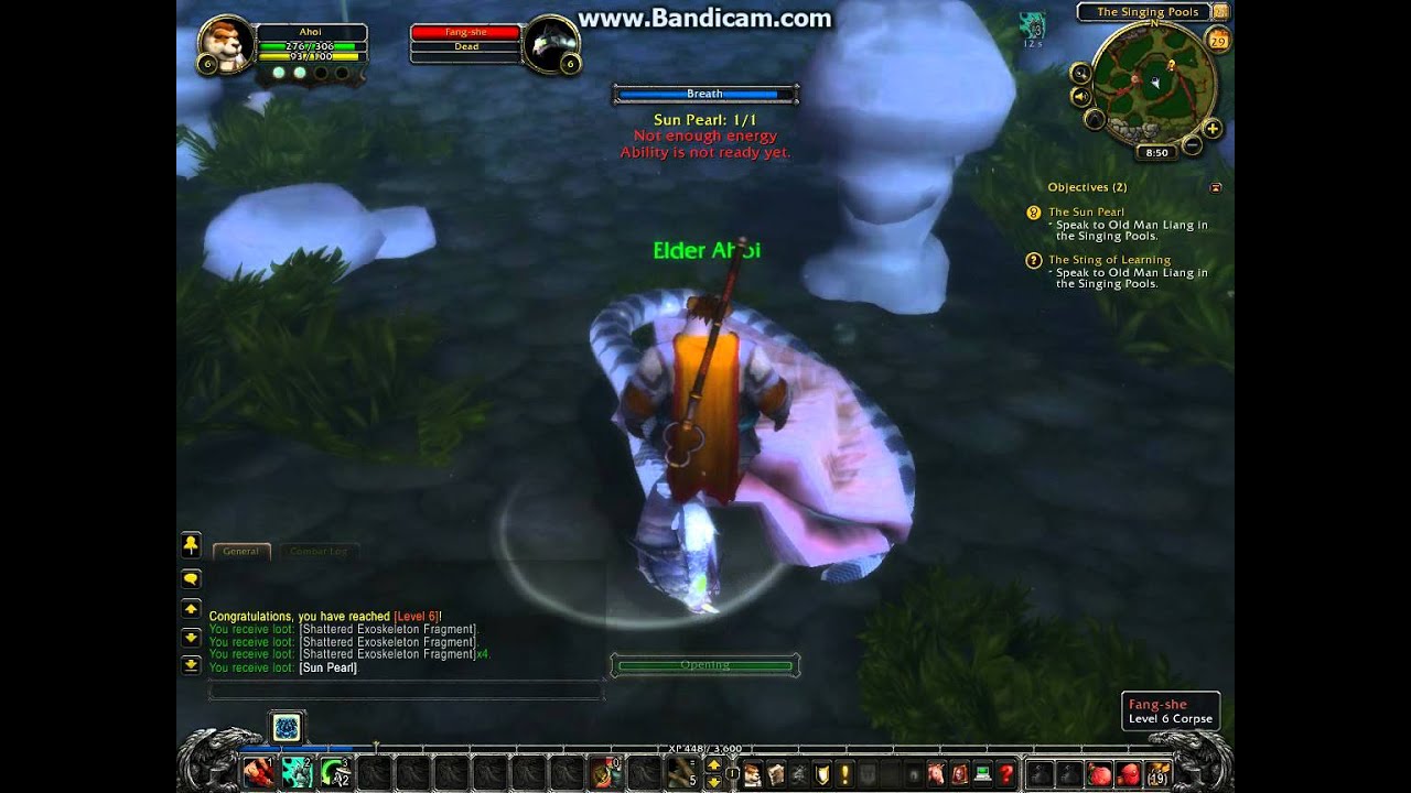 WOW MOP Panderian Monk Starting Area PT.6