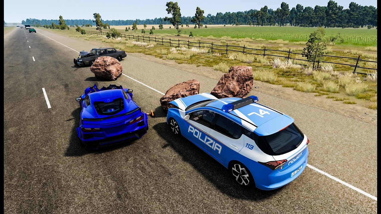 Insane High Speed Car Crashes & Realistic Physics  BeamNG drive #2