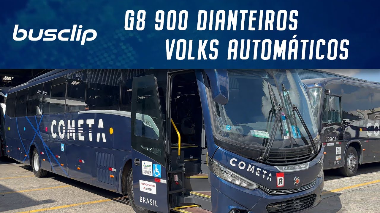 LANÇAMENTO VIAGGIO G8 900 - VOLKSWAGEN 17-230S NA VIAÇÃO COMETA | EMPRESA DE ÔNIBUS EM SÃO PAULO
