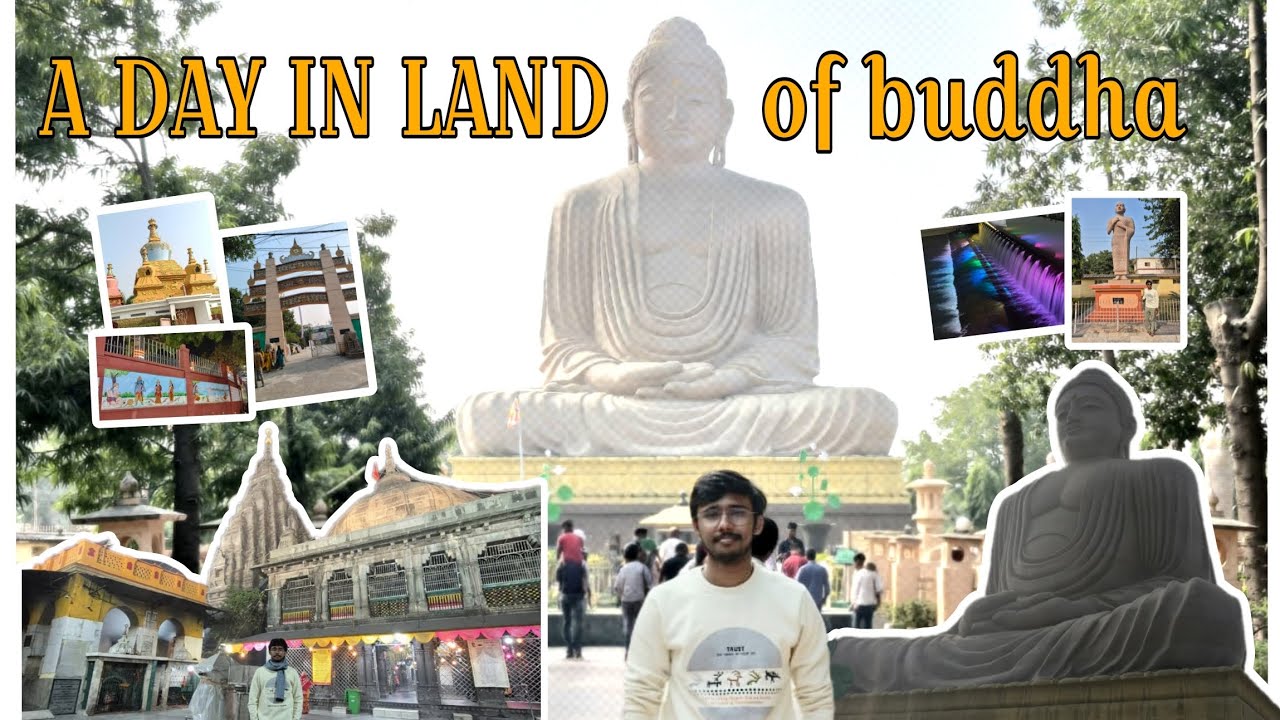 Bodh Gaya trip ✨💯 #travel #explore #vlog #bodhgaya #bihartourism #bihar #buddha #collegetrip #vishnu