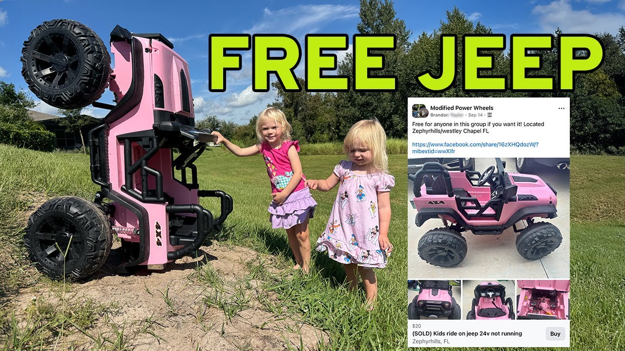 Free Jeep Build Pt.1 | 24V Test Run & First Flip!