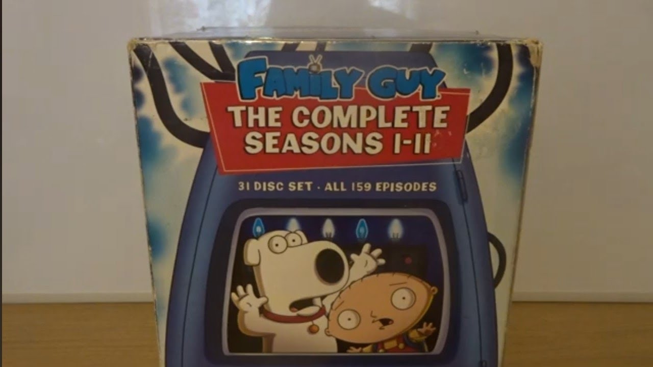 Family Guy Season 1-11 Box Set (UK) DVD Unboxing