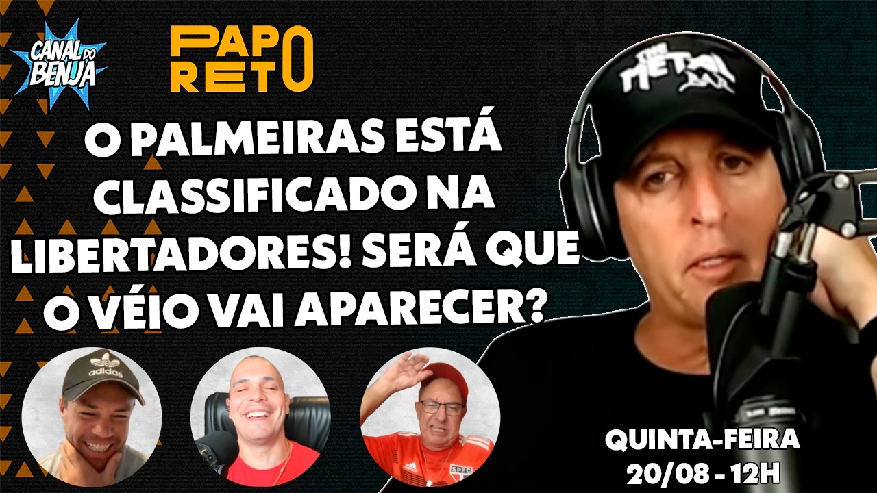Papo Reto com Benja, Gladiador, Mano e V&eacute;io - ep. 634 - 20/08/2026